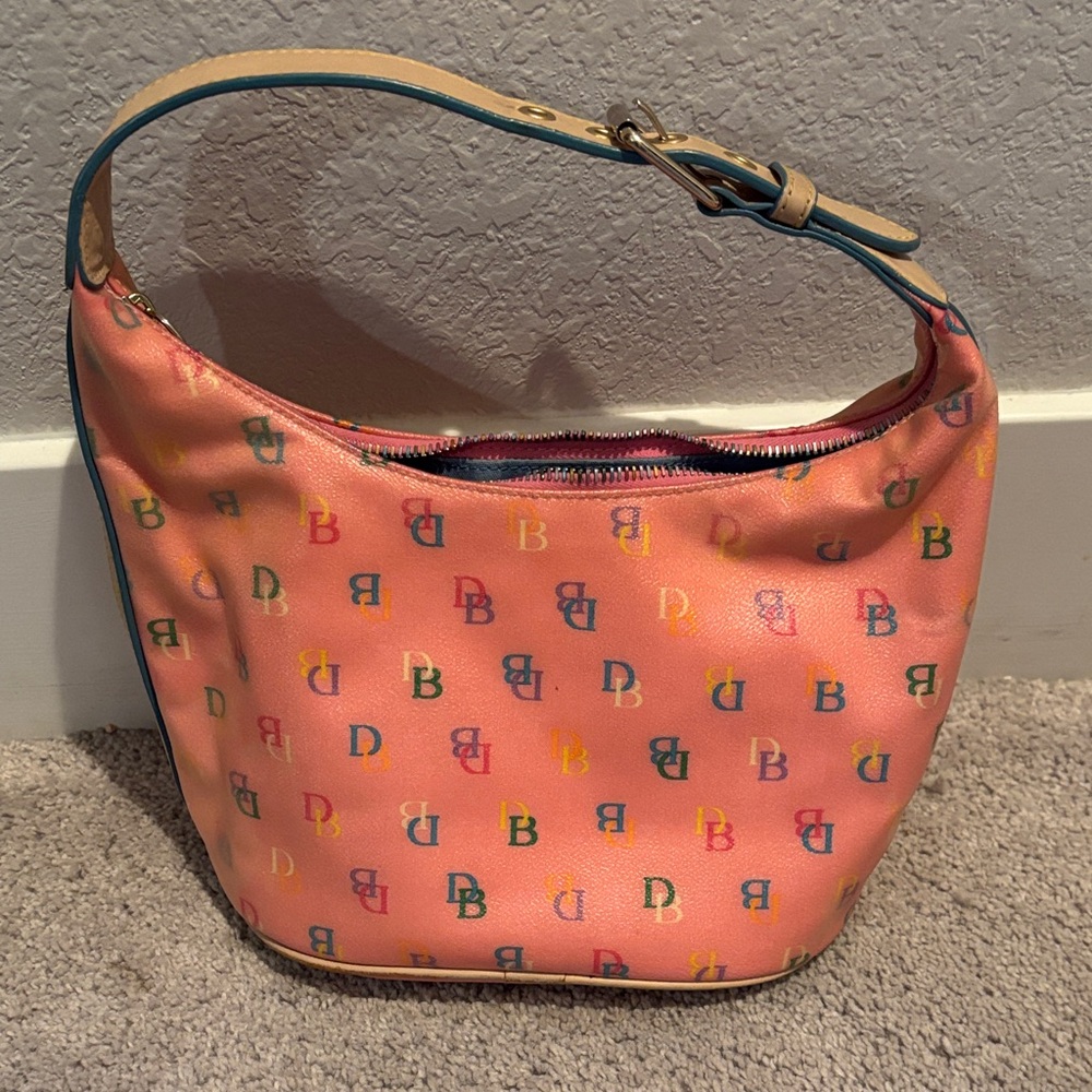 Dooney & Bourke Pink Multicolor Hobo Bag